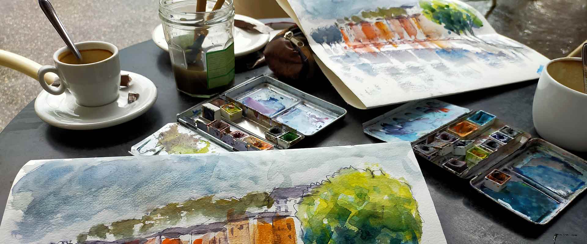 Lyon Aquarelle Tour